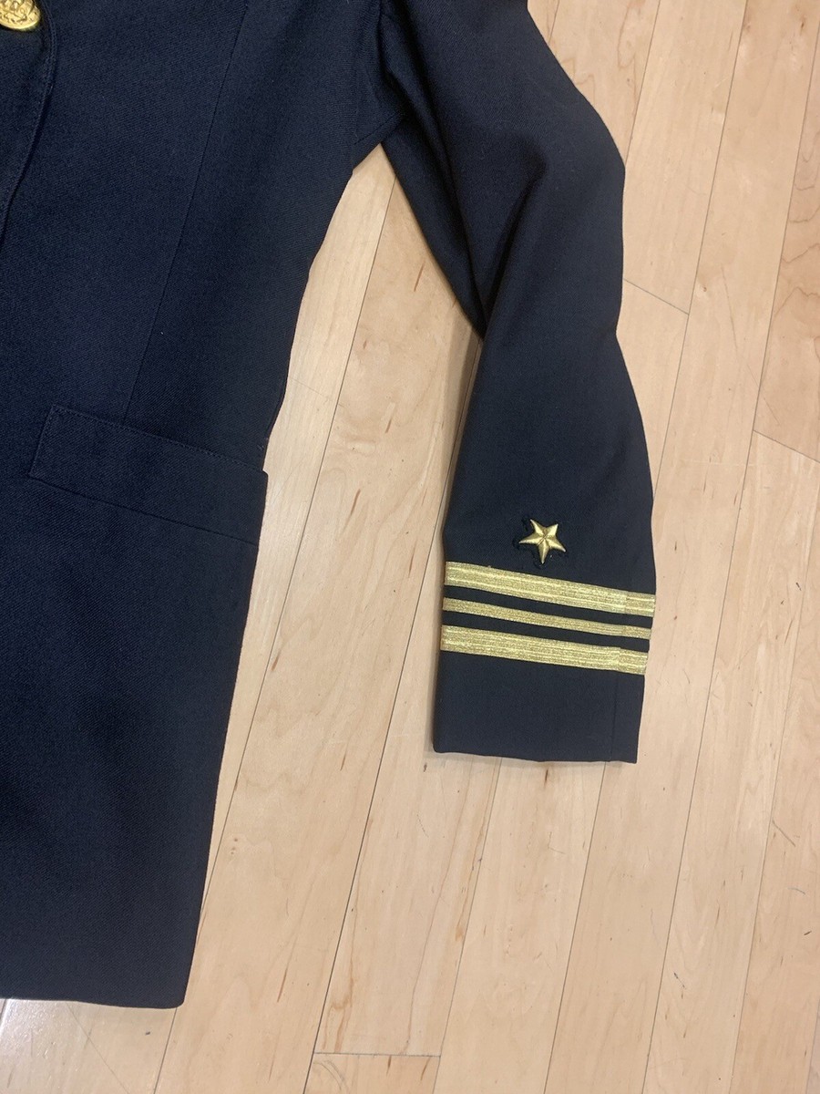 Vintage US Naval Academy Men's Reissued Uniform Blazer Suit
