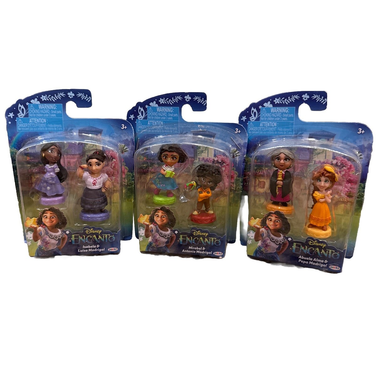 Disney Encanto ミニフィギュア 3体セット Disney ENCANTO Movie 2 PACK MINI Figures Full Set Lot Of 3 New