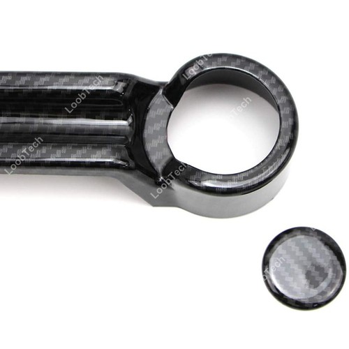 For Jeep Wrangler JK 07-18 Carbon Fiber Grain Door Handle Cover Decoration Trim - Picture 6 of 10