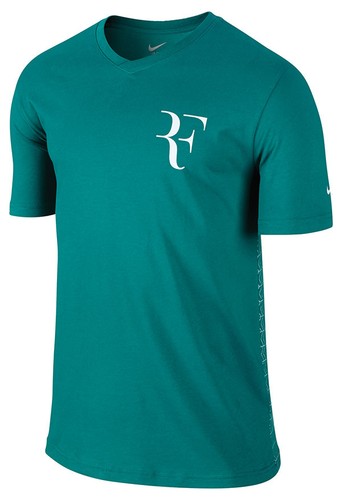 New Nike RF Roger Federer SS V-Neck Tee Shirt 688576 Tennis - Picture 8 of 13