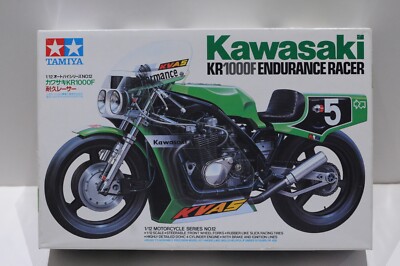 オートバイ・バイク Tamiya Kawasaki KR1000F Endurance Racer TAMIYA KAWASAKI KR1000F ENDURANCE RACER SCALE 1:12 MODEL KIT NEW