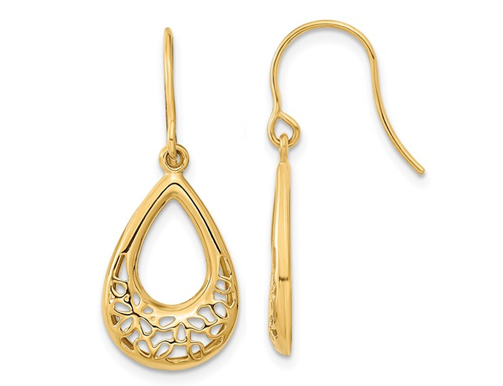 14K（14金）colorful drop stone hook earring ピアス(GP7567) 14K（14金）colorful drop stone hook earring ピアス(GP7567)