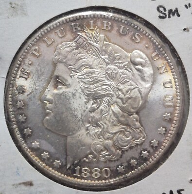 1880 S Morgan Silver Dollar - MS++ - Uncirculated Plus Plus - Small S - LOHE