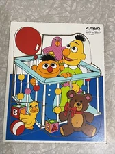 Playskool 9pc Tray Board Puzzle Sesame Street  Ernie Bert Babies  315-25. USA