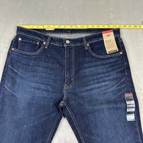 Levi's 527 Slim Bootcut Men's Size 38x30 Jeans Dark Wash Mid Rise Stretch New - Picture 6 of 11