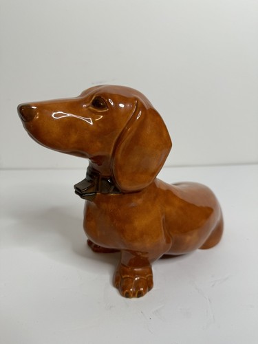 Vintage Hobbyist Dachshund Treat Holder Ceramic - Picture 3 of 10