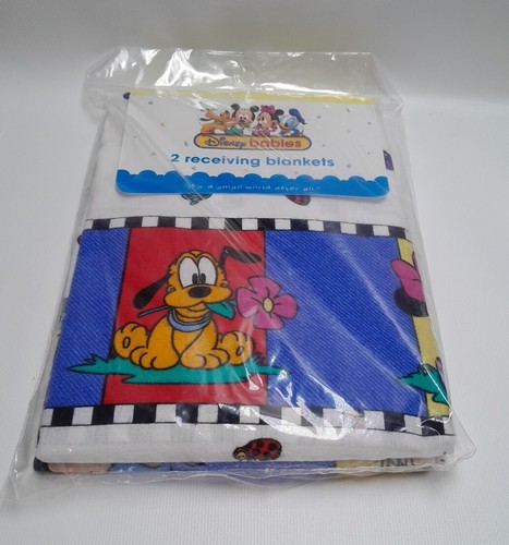 Disney Babies Dundee 2 Empfangsdecken NEU im Paket Mickey Donald Pluto - Bild 2 von 4