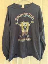 Nickelodeon Spongebob Squarepants Longsleeve Tshirt Rainbow Letters L