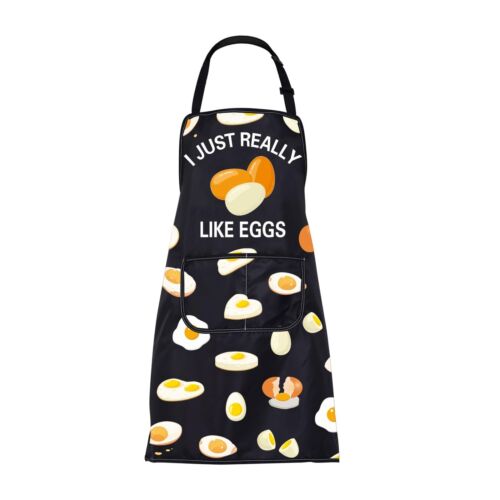 I Just Really Like Eggs Apron Egg Lover Gifts Cute Egg Gifts Cooking Kitchen ...