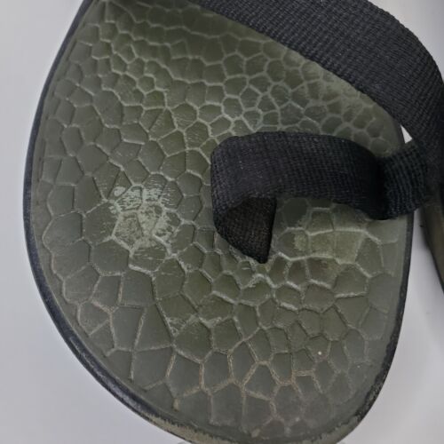 Chaco Z/Volv Women's Size 9 Scaled Royal Strappy Sandal Black And Green. - Picture 4 of 12