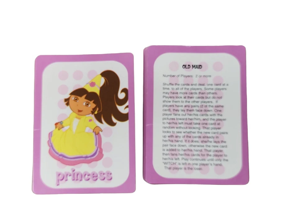 2006 Nickelodeon Dora The Explorer - Kidz Cards - 4 Games in Collectible Tin - Image 4 of 4