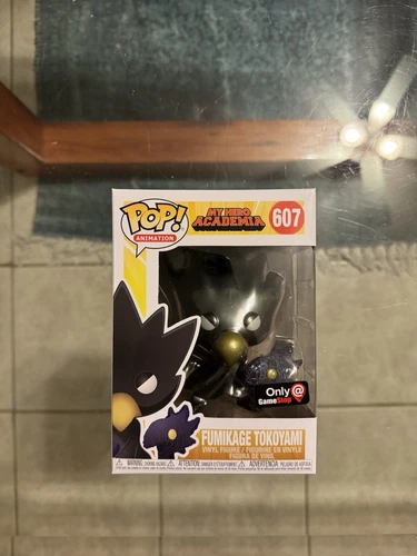 Funko POP! My Hero Academia: Metallic Fumikage Tokoyami GameStop Exclusive  #607
