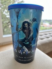 Taza de bebida Aquaman, edición especial México Cinepolis cines Jason Momoa