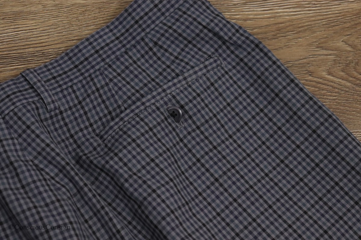 Lad Musician Japan 2Tuck Tapered Wide Slacks Wool Gray Black