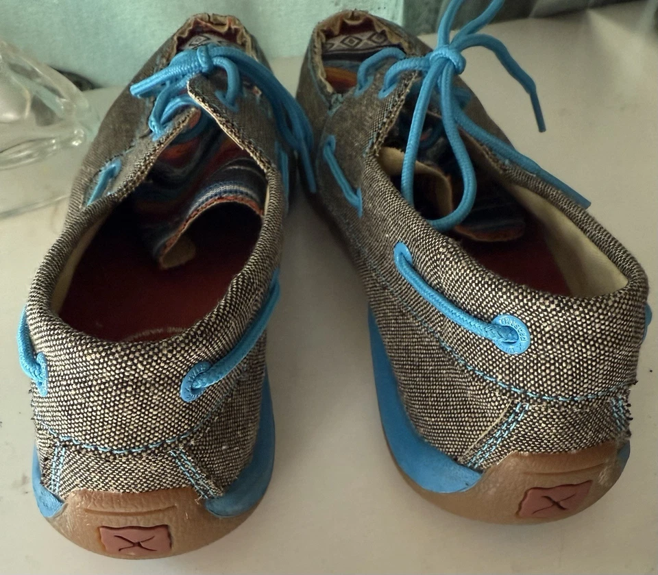 Mocasines de conducción Twisted X Eco TWX - Puntera antideslizante para mujer talla 8 M azteca Foto 4 de 4