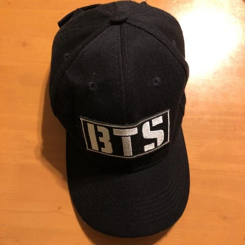 BTS Cap Adjustable Hat Black Casual K-Pop  From Japan