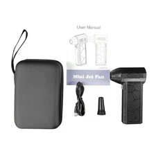 Mini Turbo Jet Blower 130000RPM Brushless Fan Air Duster Dust Cleaner