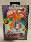 Sonic the Hedgehog 2, Not for Resale, Sega Genesis, Complete (CIB) W/ Hang Tab.
