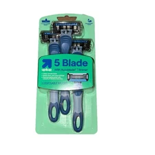 Up & Up 5 Blade Razors With Accolade Trimmer Disposable 3 Pack