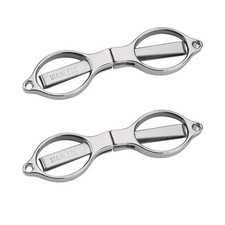 Home Office Travel Folding Scissors, Stainless Steel Telescopic Cutter, Chris...