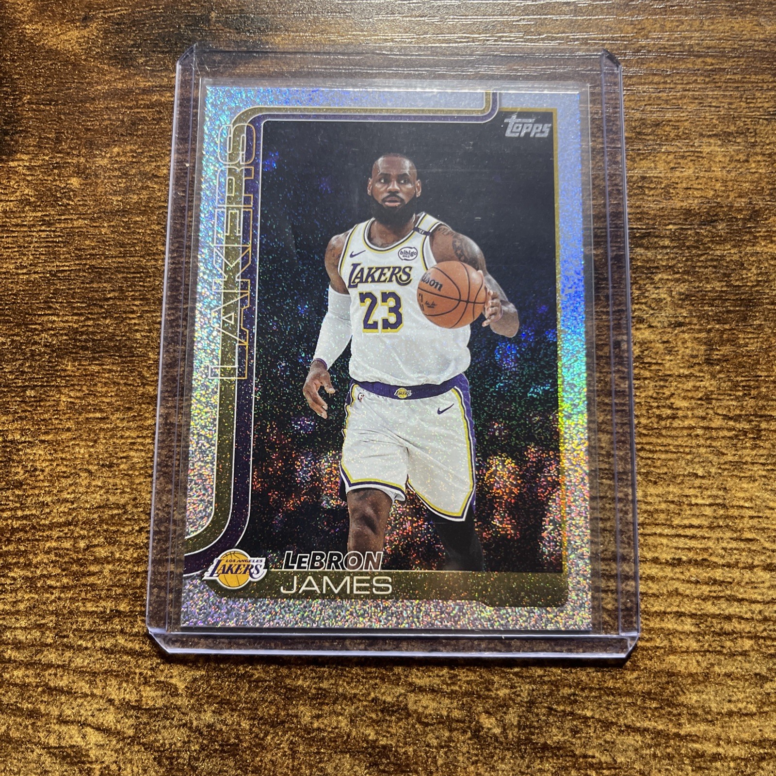 LeBron James 2025-26 Topps - #150 Sandglitter!