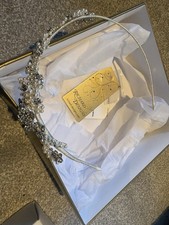 Richard Designs Women's Tiara with Pearls and Crystals for Weddings