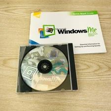 Vintage Microsoft Windows ME UPGRADE EDITION Millennium Edition CD & KEY & Guide