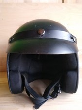 Motorrad Helm Schwarz Mit Schirm, Guter Zustand, Gebrauchsspuren