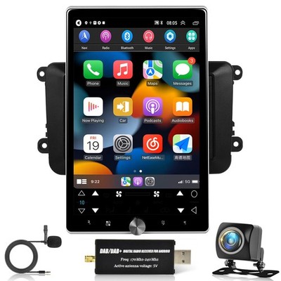 DAB+ 10.4'' Android 15 Autoradio GPS Carplay Kam Für VW Golf V 5 6 Passat Polo 6R