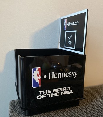 NBA x Hennessy Cognac Bar Napkin Caddy/Holder Black XO VSOP Decor Hip Hop