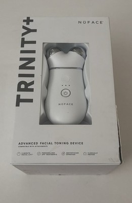 NuFACE Trinity Plus +  Microcurrent Facial Toning Device w/ Charger, Gel, Cream