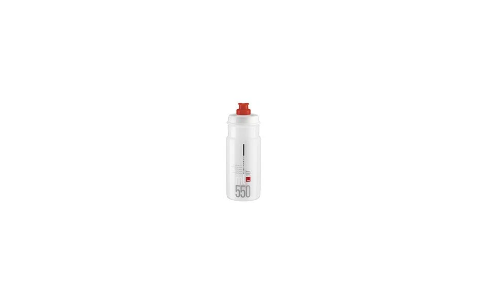 Elite Trinkflasche Jet Clear Red Logo 550ml