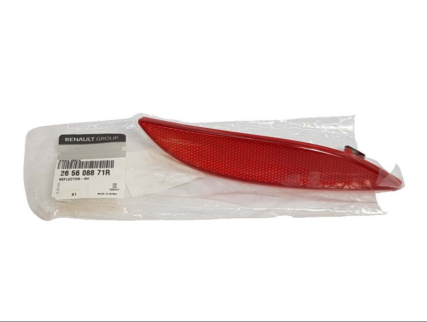 Catadioptre 265600004R arrière droit pour Renault Fluence Megane III optique de pare-chocs