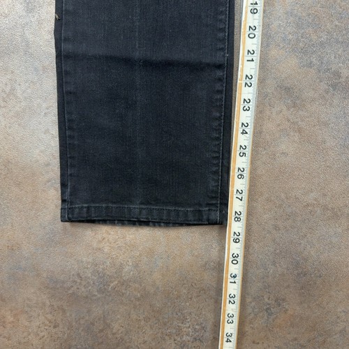 LEVI'S 505 Jeans Womens (28 Inch Waist) (28 Inch Leg) Straight Fit Black Denim - Picture 5 of 12