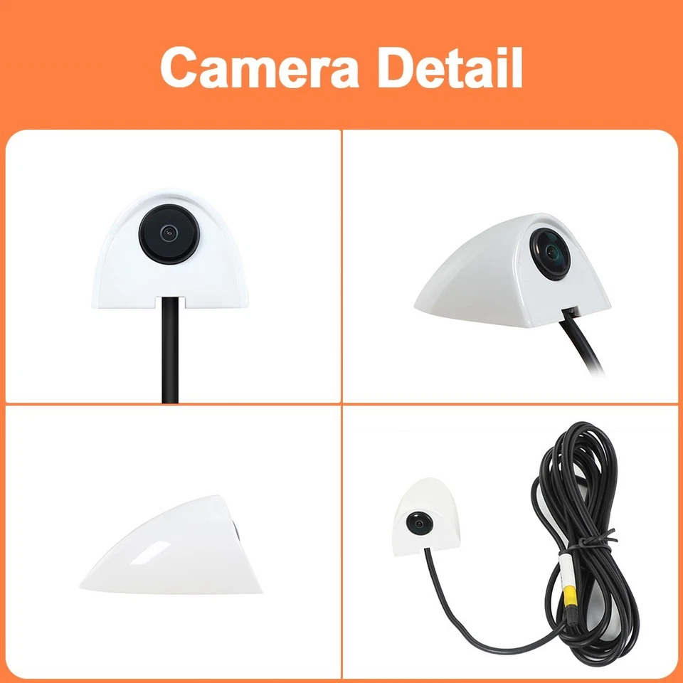 AHD 720P Digital Side View Blind Spot Car Camera System 5inch Mirror Monitor - Image 2 of 4