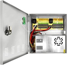 2026 Updated 18 Channel 12V DC 30A 360W CCTV Power Supply Box for Security ...