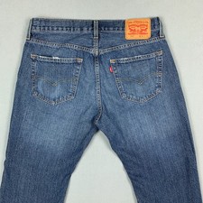 Levi's 559 Jeans Men's 34x30 Relaxed Straight Fit Worn In Blue Denim