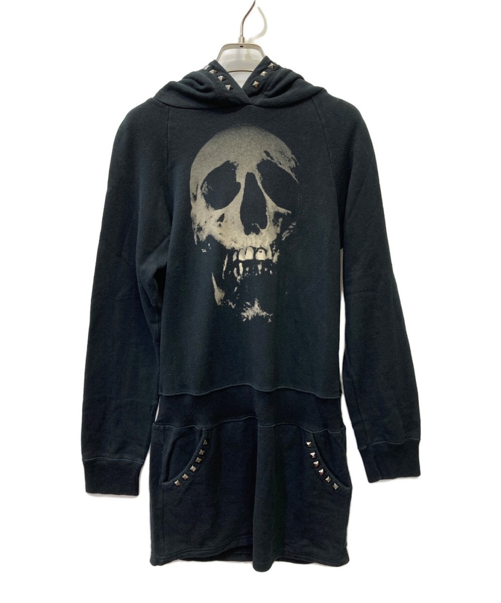 Hysteric Glamour Studded hoodie dress FREE black Ext+++ | eBay