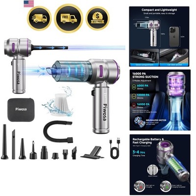 Handheld Vacuum Cordless, Car Vacuum Cleaner with Brushless Motor, Strong Suc...