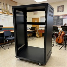 12U Multi-Use Equipment Rack Open Frame Rack Cabinet 330lbs for Home Audio Netwo