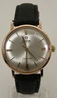 1962 Omega Seamaster Gold Cap Gold bezel Stainless Embossed Back 552 14765 SC 61