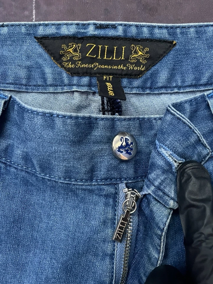 Pantalones de mezclilla de verano azules para hombre ZILLI talla 32/EU 48 Foto 4 de 4