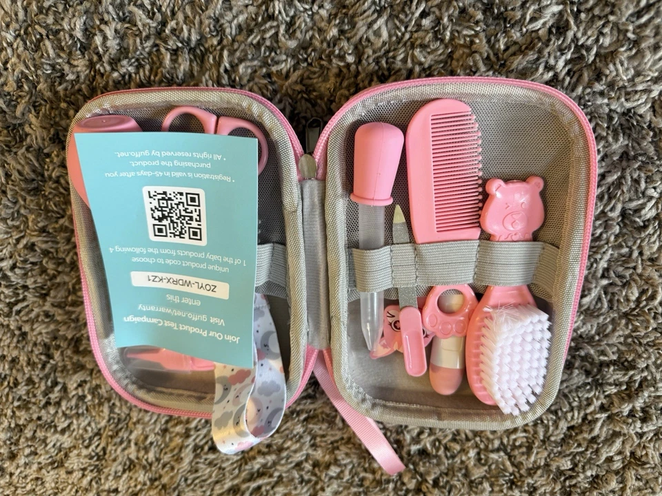 Kit de asseo para bebés, juego de cuidado de seguridad infantil con cepillo — 第 2/4 张图片