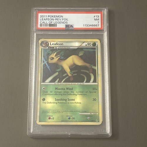 Leafeon graded PSA 7 for sale on eBay