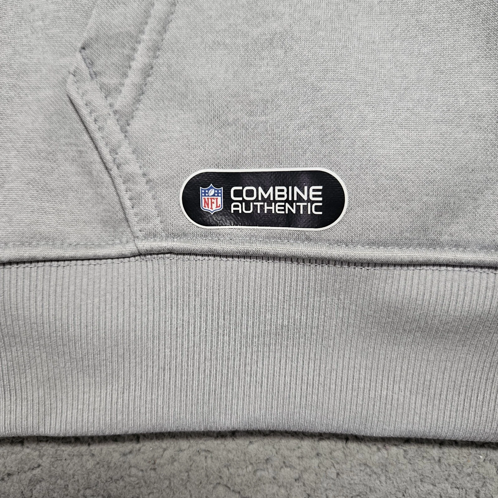 VETEMENTS Felpa con cappuccio Dallas Cowboys uomo grande grigia abbigliamento squadra combinazione NFL tasca canguro