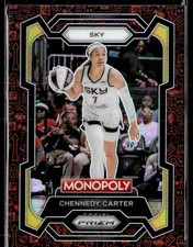 2024 Panini Prizm Monopoly WNBA #52 Chennedy Carter Classic Icons Red Prizm