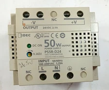 1 USED IDEC PS5R-D24 50W-OUTPUT POWER SUPPLY MODULE ***MAKE OFFER***