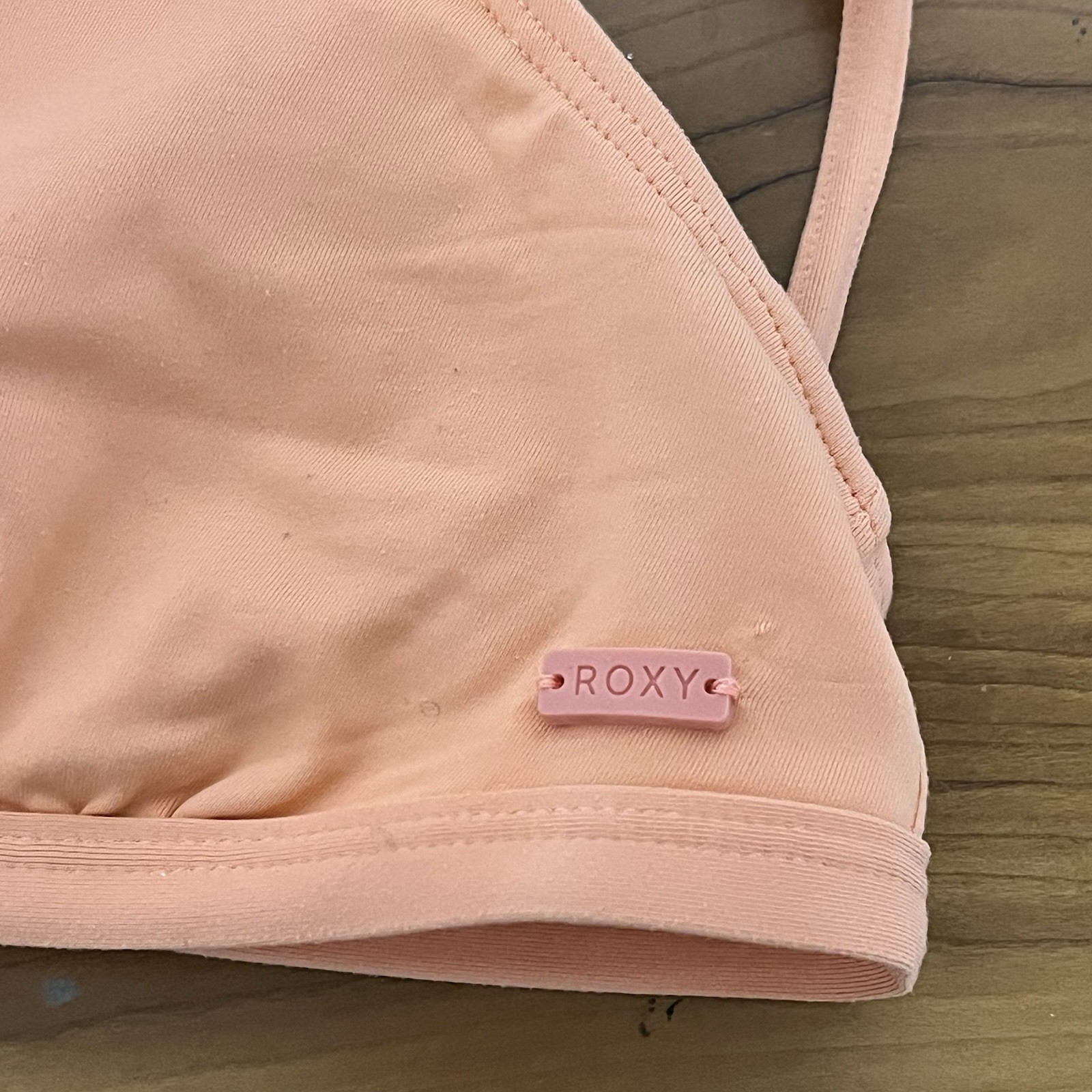 Roxy Beach Classics Triangle Bikini Top Womens Si… - image 2