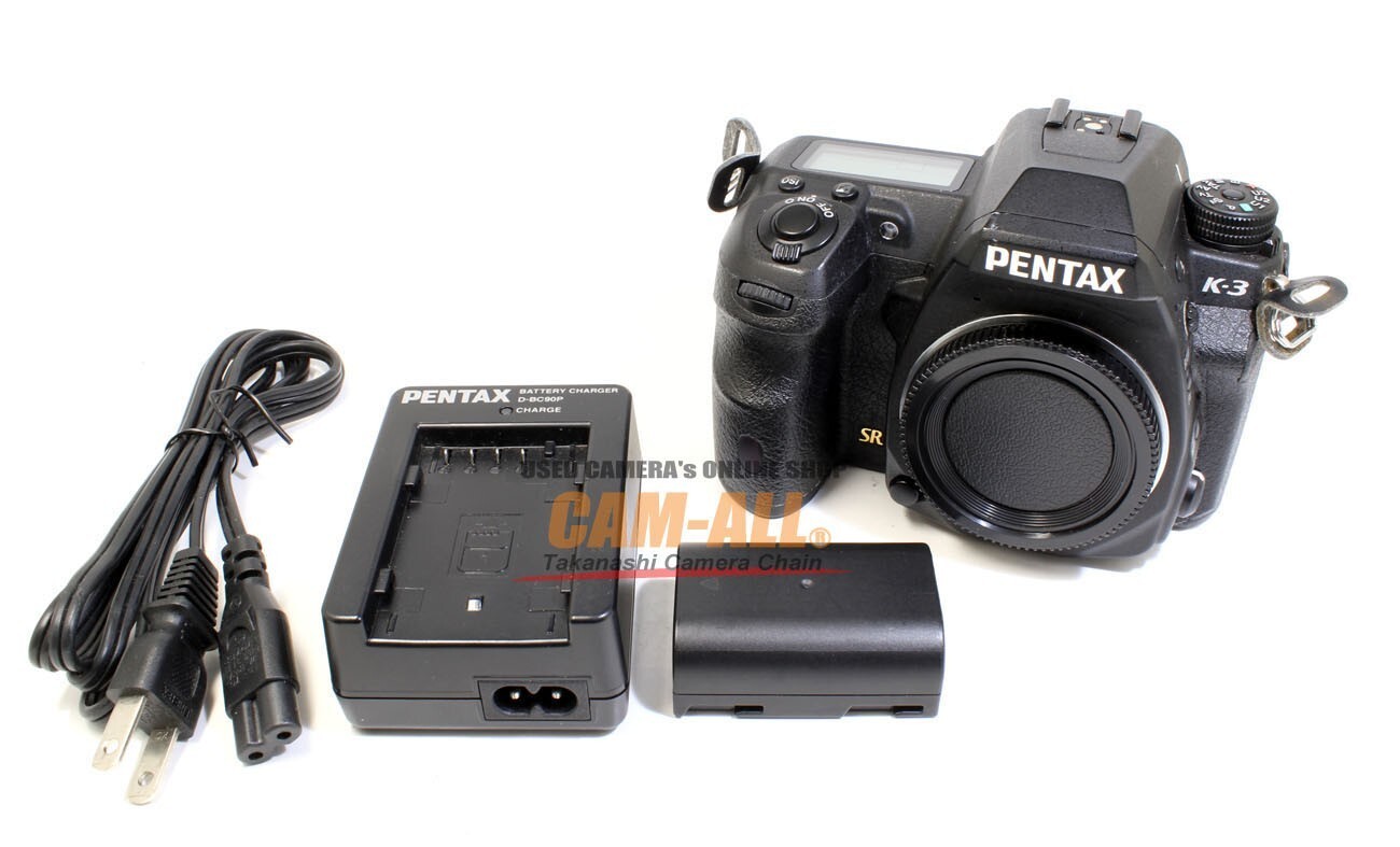 Pentax K-3 Digital SLR Camera Body - Black