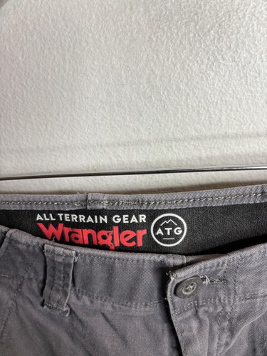 Wrangler ATG All Terrain Gear Pantaloni Cargo Uomo 30x32 Grigio Outdoor Escursionismo Elasticizzati - Foto 3 di 9